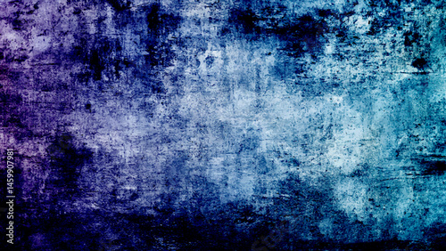 Blue grunge texture abstract background. "Textured blue grunge wall with weathered paint and rough surface, perfect for abstract background, vintage design, urban texture, industrial