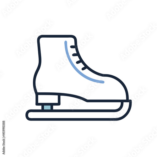 ice skates isolated on white background