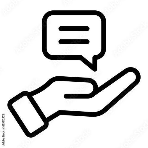 Advice Vector Line icon Design