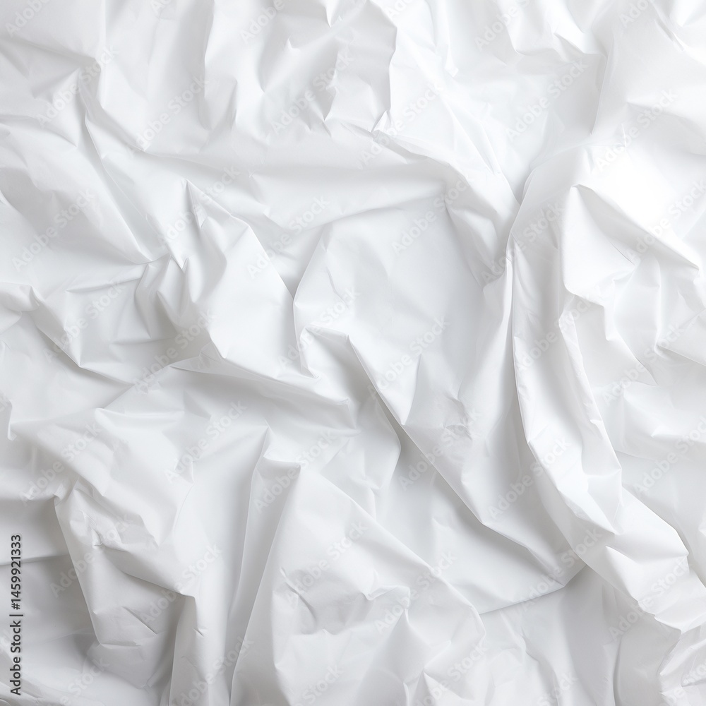 Textured White Fabric Background with Dynamic Folds and Subtle Light Play Textured White Fabric Background with Dynamic Folds and Subtle Light Play