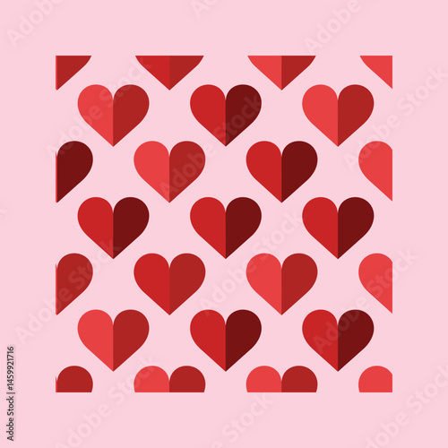 seamless pattern with hearts