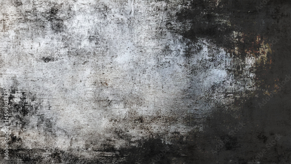 Obraz premium Abstract gray concrete wall texture for backgrounds and text design. rough texture created with dabbed on grey and black watercolor