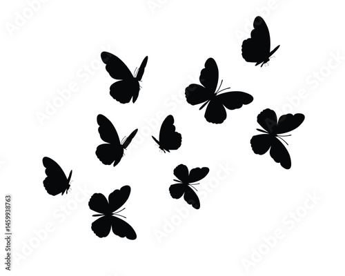 pink butterfly watercolor background design