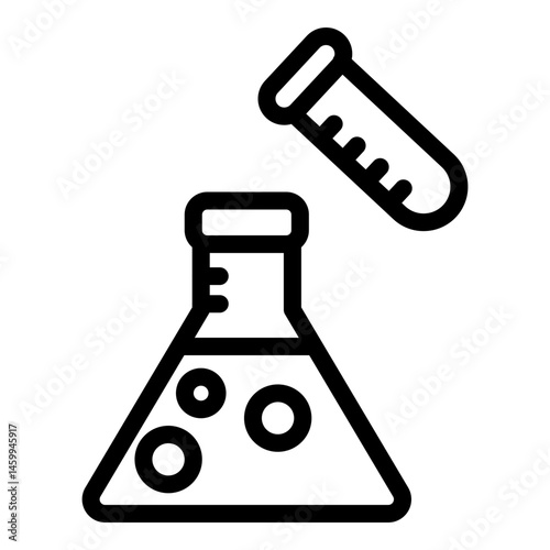 Experiment Vector Line Icon Design