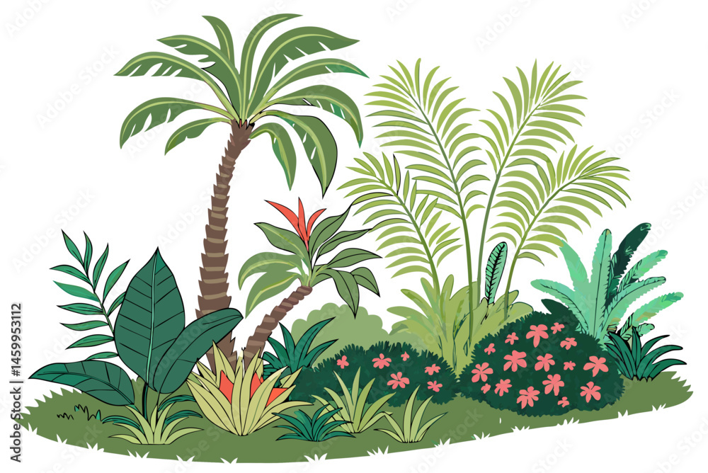 Fototapeta premium tropical palm tree