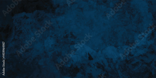 Dark Grunge Texture in Blue with Thick Brushstrokes and Artistic Flow

