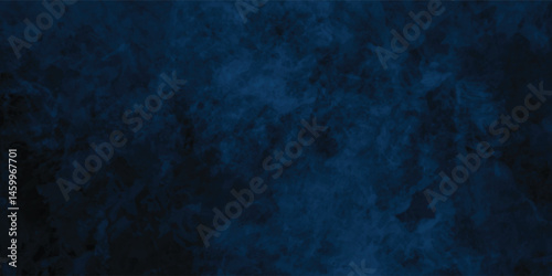 Artistic Navy Background with Thick Brush Strokes and Rough Painted Look

