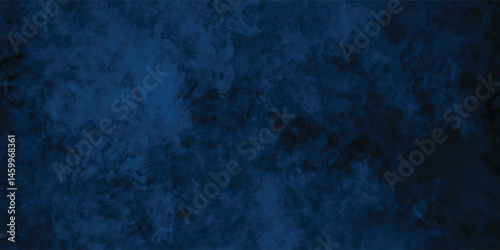 Grunge Texture in Deep Blue with Artistic Paint Effects and Organic Layers

