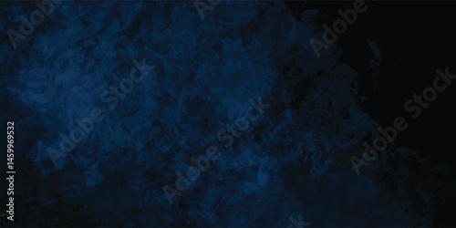 Dark Blue Canvas with Expressive Texture and Organic Surface Layers

