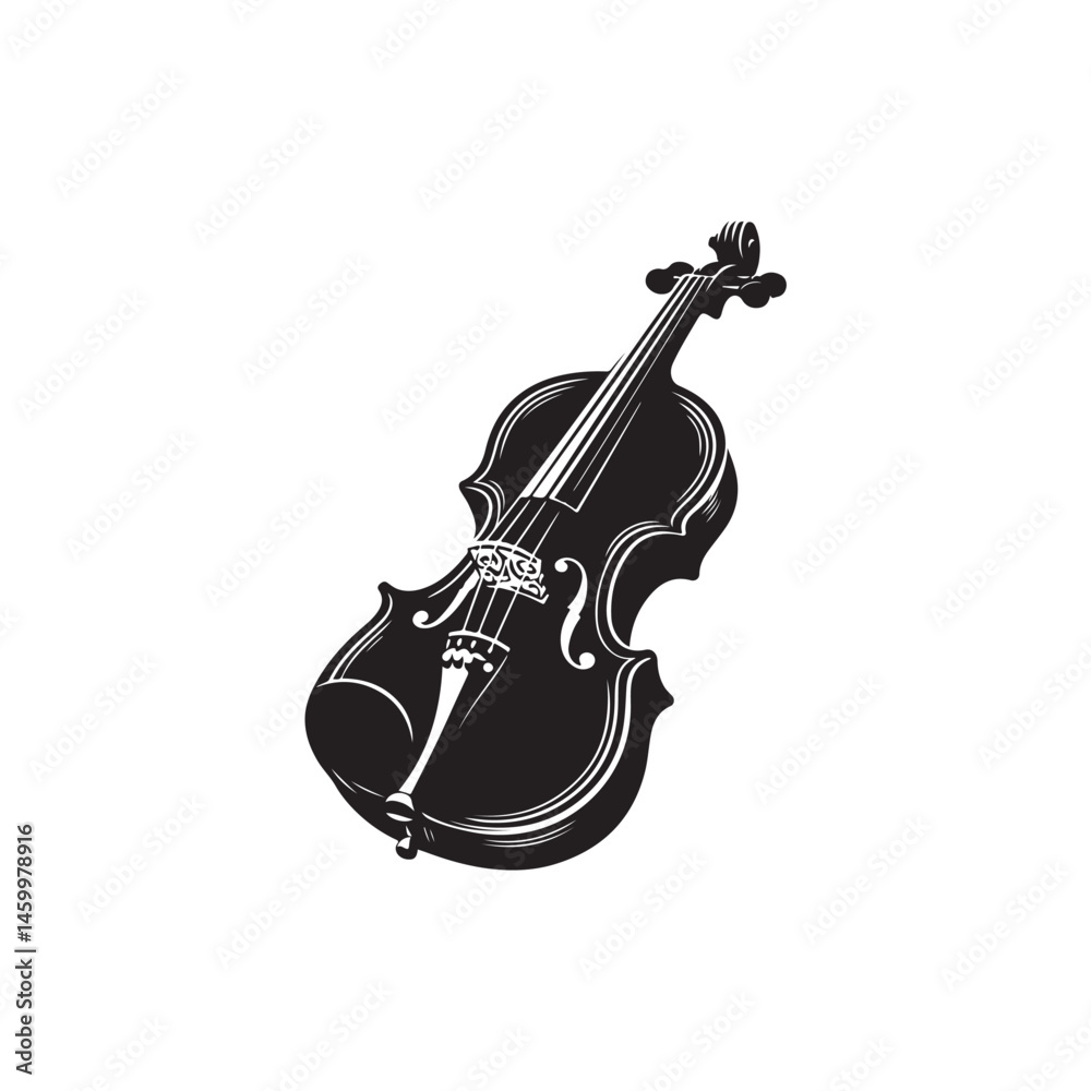 Obraz premium Violin vector (3).eps