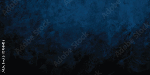 Rough Navy Canvas with Expressive Painted Texture and Creative Details

