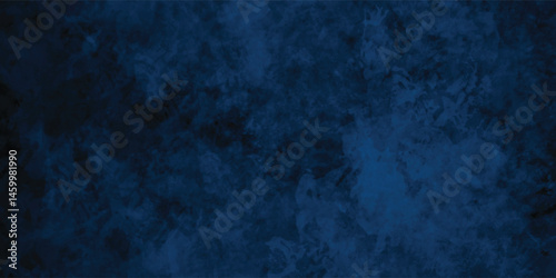 Bold Blue Artistic Background with Scratched Paint and Gritty Surface

