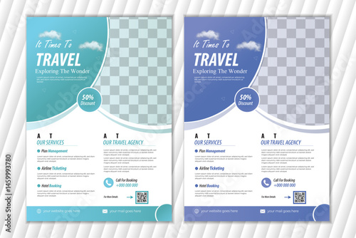 Travel poster or flyer Tamphlet brochure design