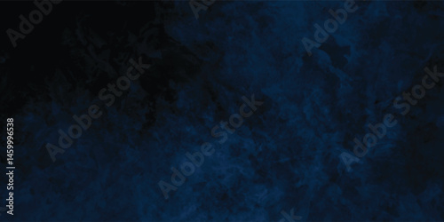 Navy Blue Painted Texture with Raw Brushstrokes and Artistic Imperfections

