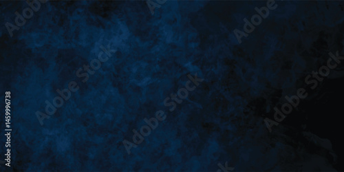 Navy Blue Painted Texture with Raw Brushstrokes and Artistic Imperfections

