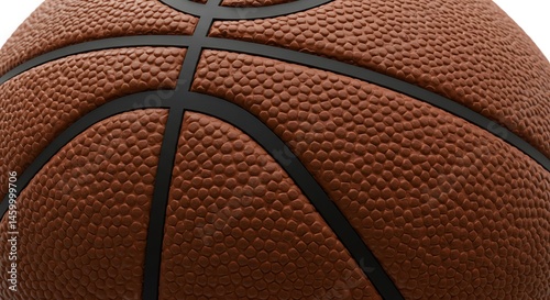 Basketball leather texture in extreme detail.
