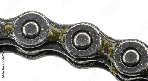 Bike chain with realistic grease texture.
