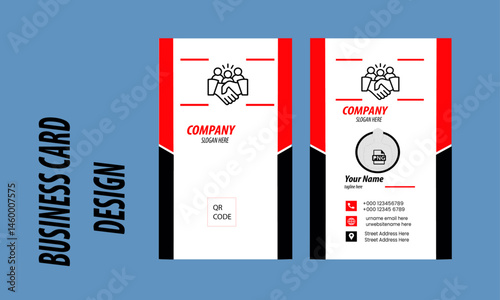 Minimalist Business Card DESIGN Template editable Clean and Professional Business Card Template DESIGN.