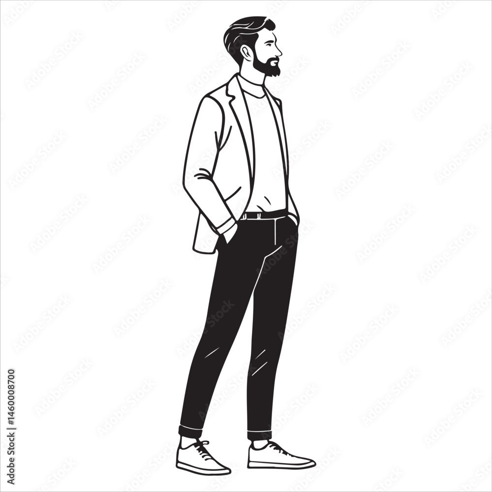 Man vector. Man vector.