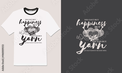 Funny knitting Quote T-shirt Design | Knitting t-shirt design | Minimal Design | Funny Quote