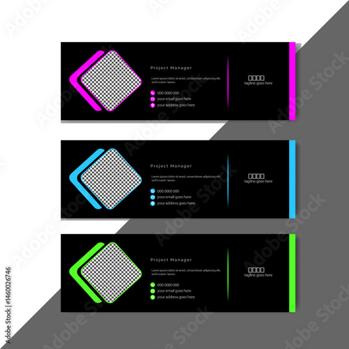 Modern Business Email Signature Layout