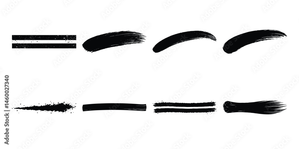 Bold stroke texture brush set