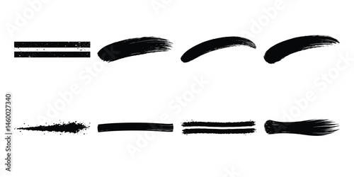 Bold stroke texture brush set