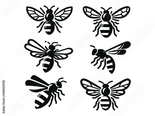Bee Vector Icon Pack