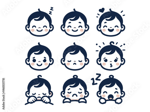 Baby Items Vector Icon Pack