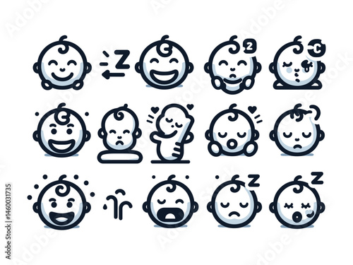 Baby Items Vector Icon Pack