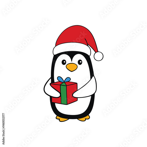 santa claus with christmas tree