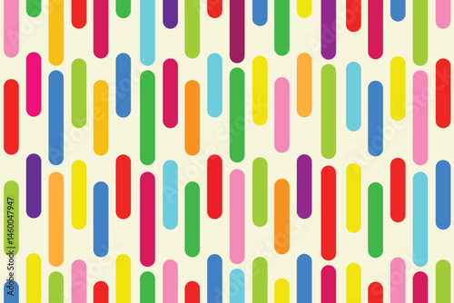 Abstract colorful rainbow dash line vertical stripes background,  Modern abstract wallpaper., Vector illustration