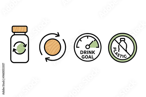 The hydration-eco icons feature a bottle, a cap, a gauge, and a badge