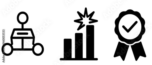 vector set of gardening tools