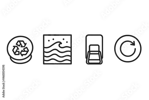 Icons representing device-eco include grip, wave, clip, and coin