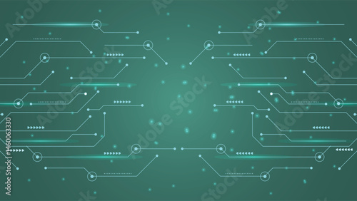 Modern digital background featuring circuit style lines and glowing points perfect for tech themes and innovation based digital media projects and futuristic presentations