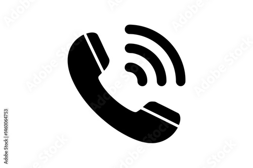 Phone call support hotline communication icon vector