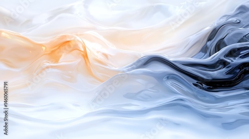 Abstract Fluid Wave Pattern in Pastel Colors