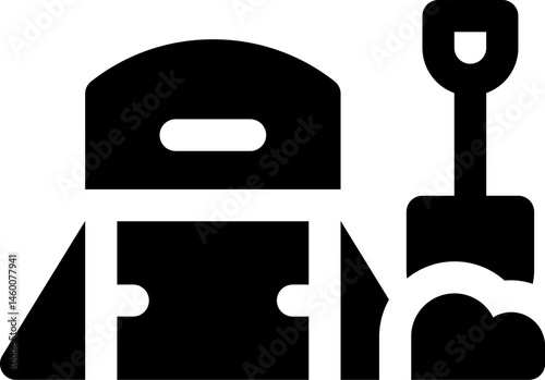 grave illustration on a white background    