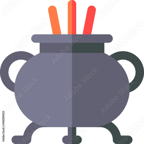 incense illustration on a white background     