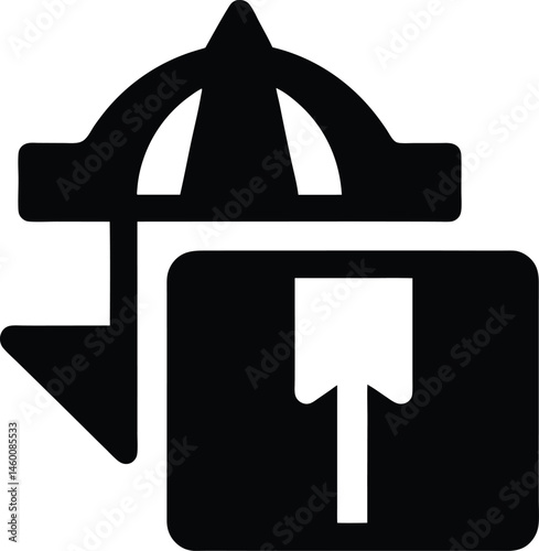 import icon black silhouette