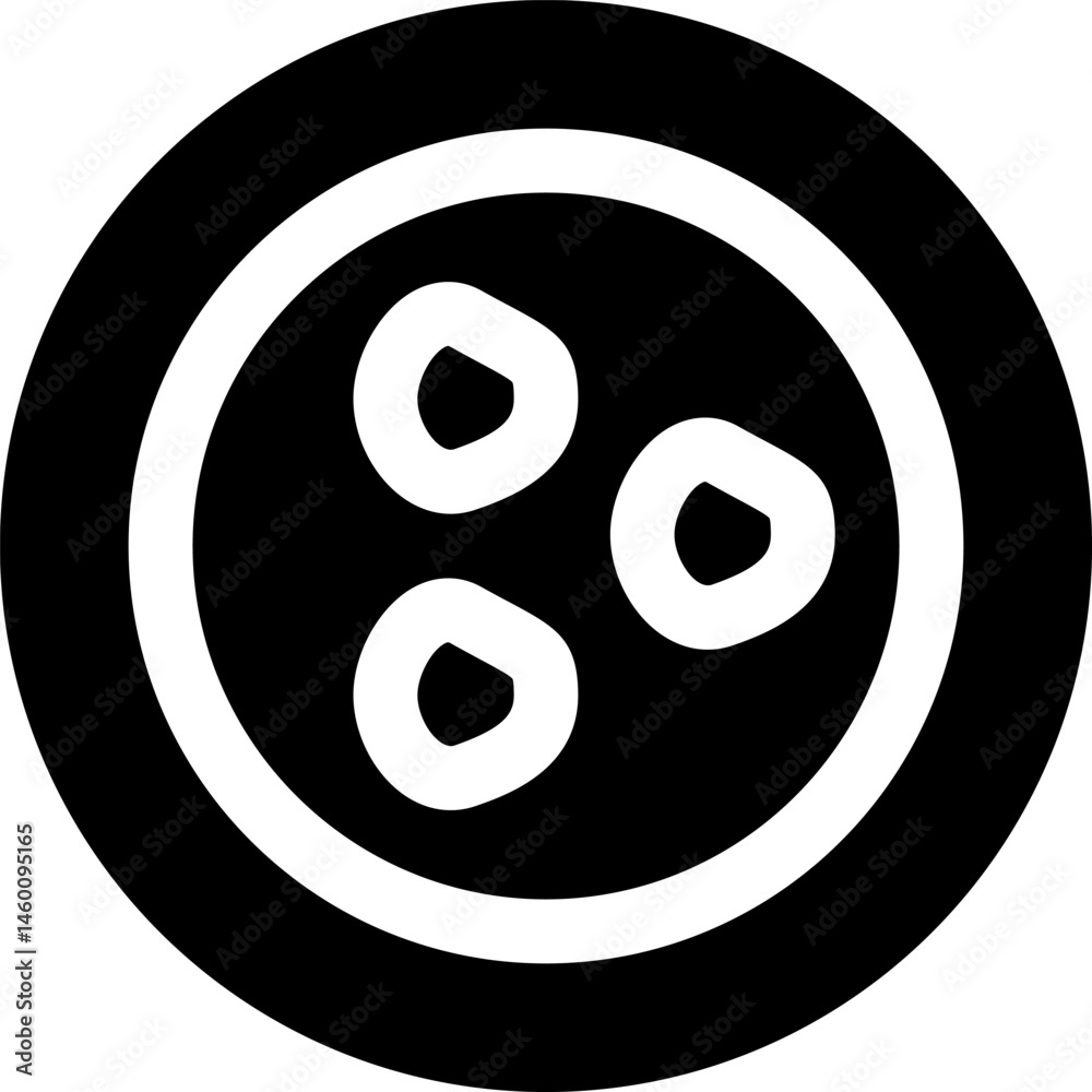 Fototapeta premium lentils illustration on a white background 