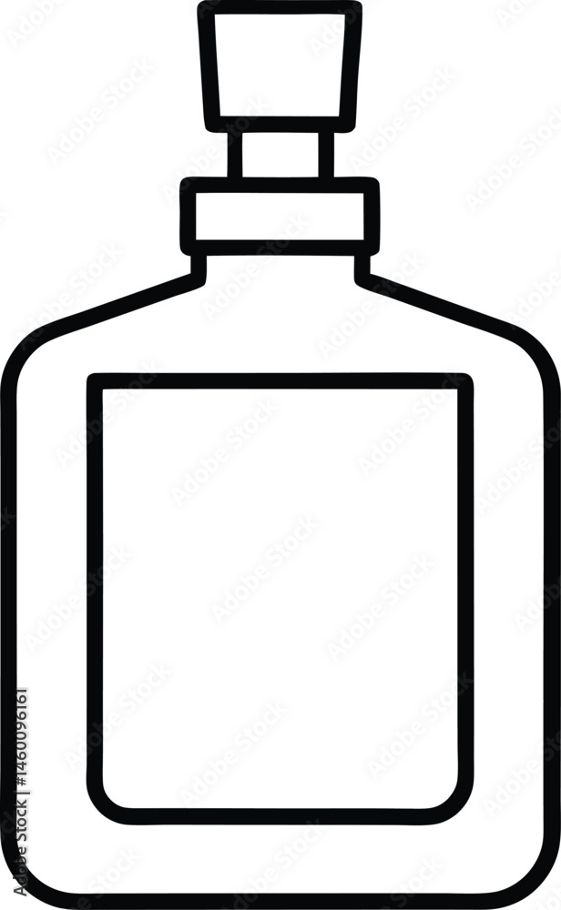 perfume bottle isolated on white perfume bottle isolated on white