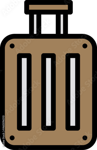 luggage (2) illustration on a white background     
