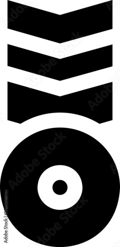 medal illustration on a white background     