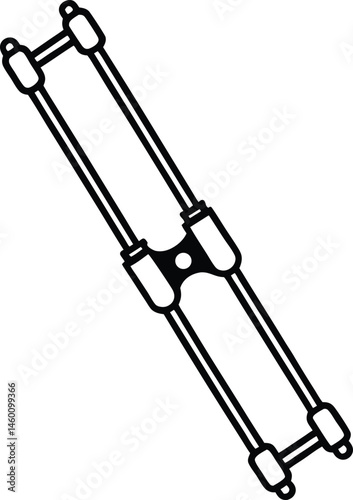 vector illustration of an ancient sword