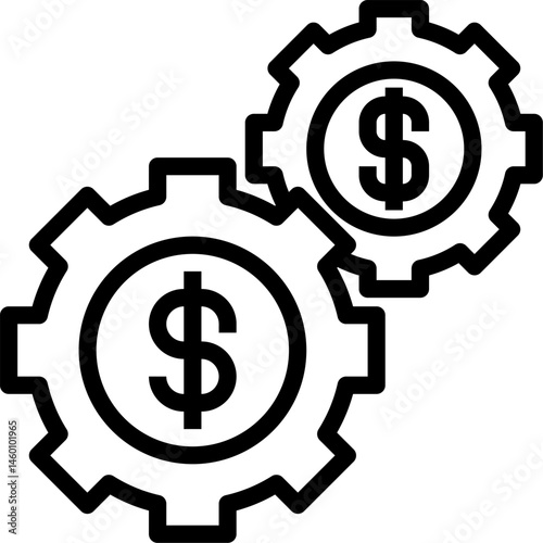 money management illustration on a white background     