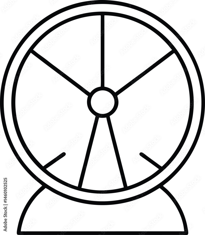 Naklejka premium wind turbine on a white background