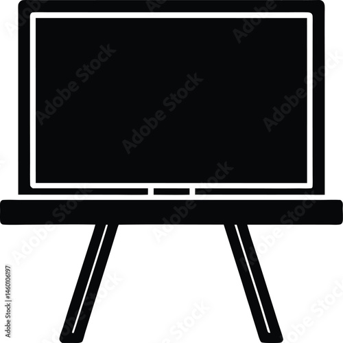 lcd tv monitor isolated