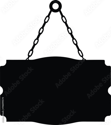 old metal sign on a white background